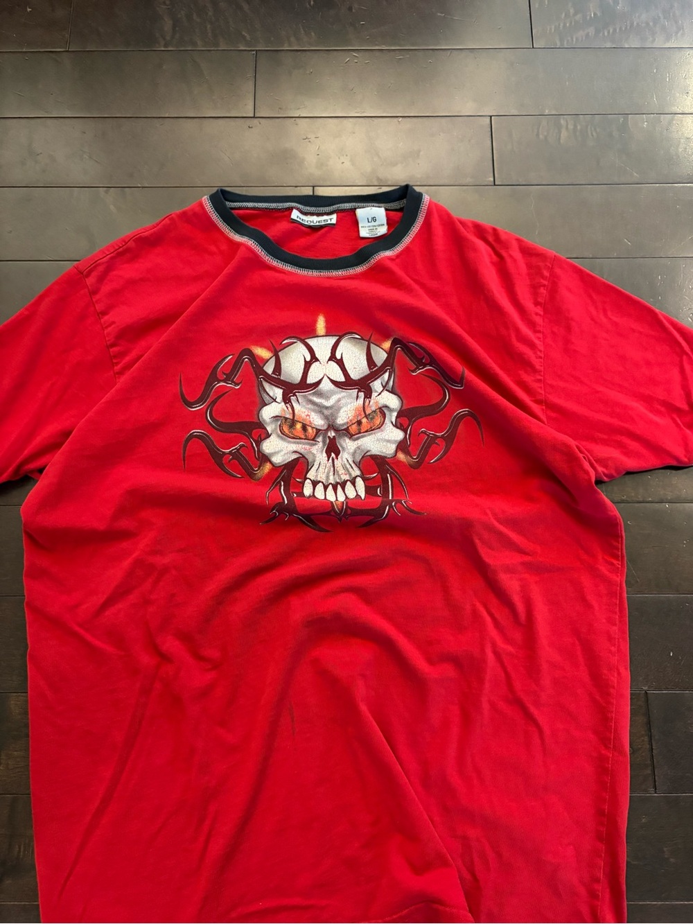 Y2K skull tee